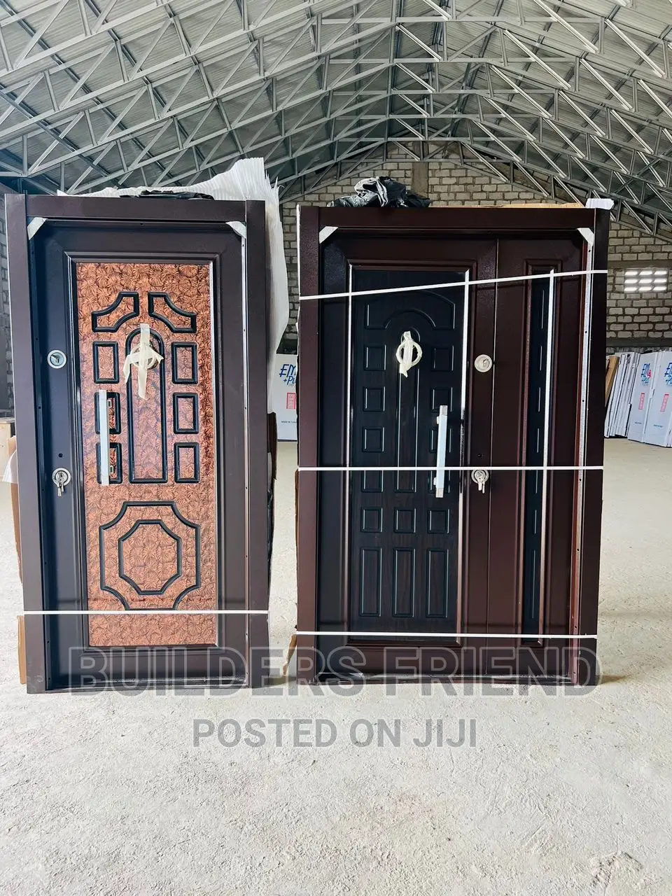 Main Entrance Heavy Turkish One Half Security Door Complete