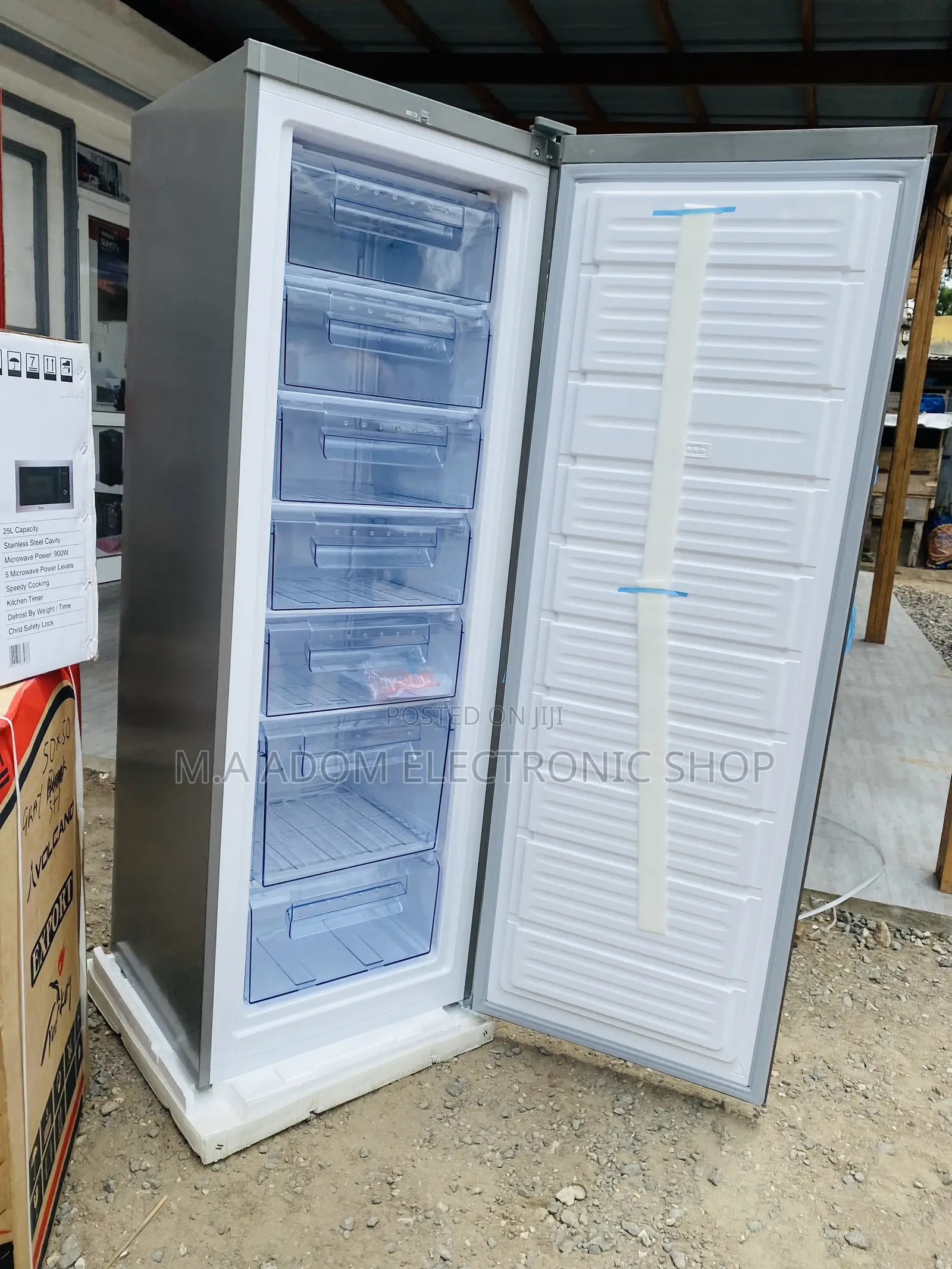 Unique Pearl 225ltr Single Door Upright Freezer(Puf-370) 