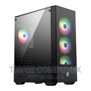 MSI MAG FORGE 112R Black Tempered Glass Mid-Tower Case