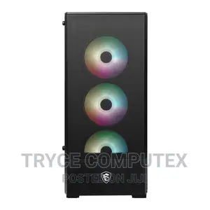 MSI MAG FORGE 112R Black Tempered Glass Mid-Tower Case