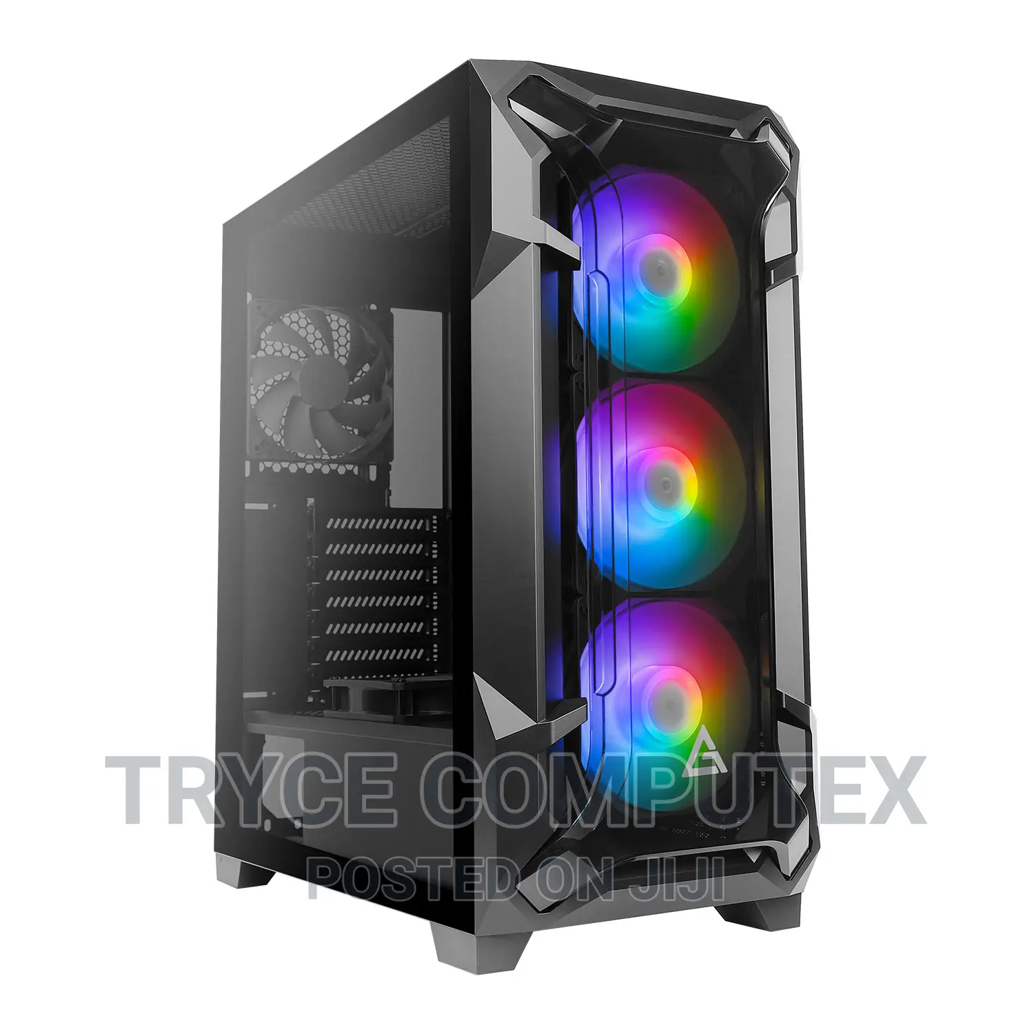 Antec DF600 FLUX Mid Tower Windowed PC Case Inc 5 Argb Fans