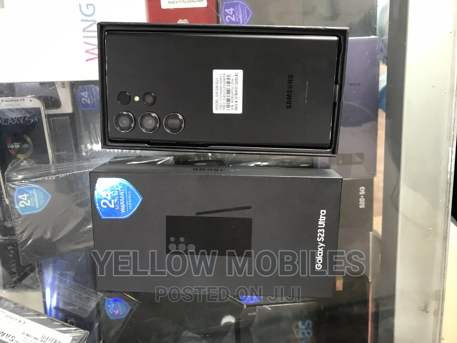 New Samsung Galaxy S23 Ultra 256 GB Black