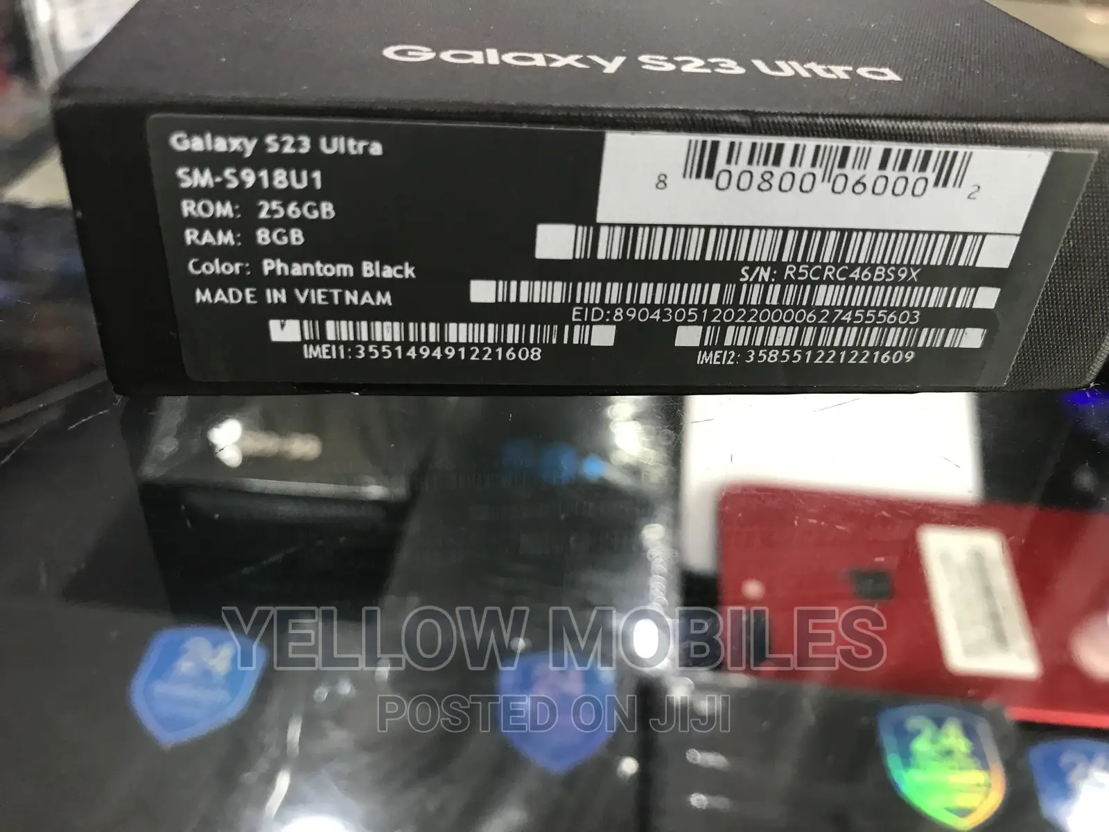 New Samsung Galaxy S23 Ultra 256 GB Black