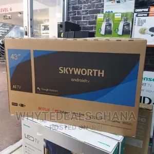 Skyworth 43" Android Smart Netflix Frameless Bluetooth 2025