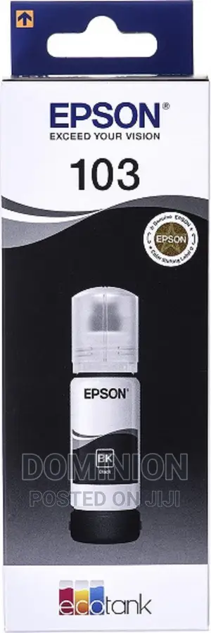 Epson 103 Black Ecotank Ink Bottle - (C13t00s14a)