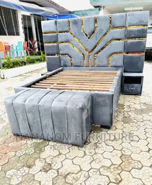 Modern Queen Size Bed Frame Available