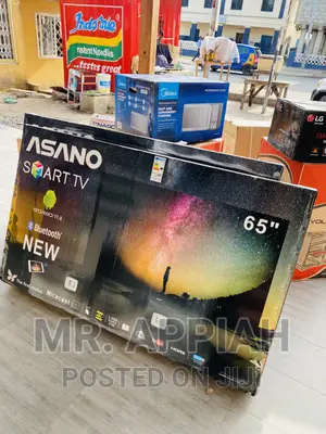 Shop New Asano 65 Inch Uhd Smart Bluetooth Tv(Black)