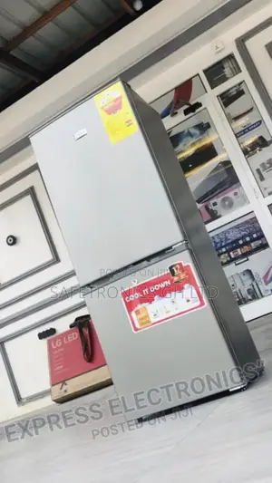 Electric Gray Zara-180bf Doubledoor Topfreezer  Fridge