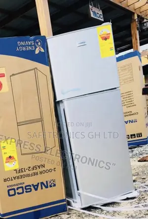 Electric Topfreezer Doubledoor Nascof2-13fl Gray Fridge