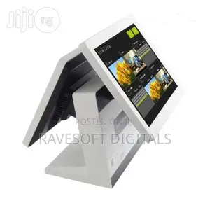 Double Screen Touch Pos Computer