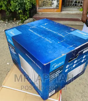 Elegant Silver Midea 28ltr Microwave Oven 