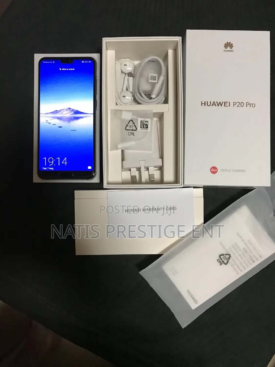 New Huawei P20 Pro 128 GB Black