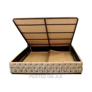 Bed With Storage Metal Frame (King Size)