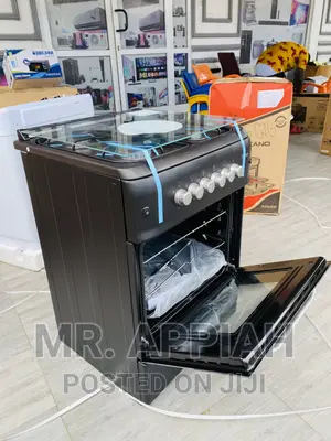 High Quality Ferre 60x60 4 Gas Burner +Oven and Grill,Black