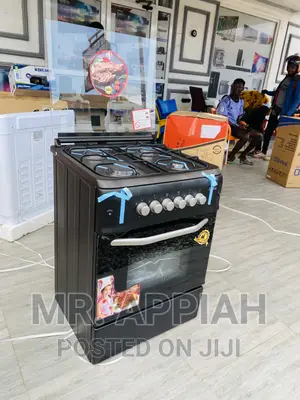 Original Ferre 60x60 4 Gas Burner With Oven Grill(Black).
