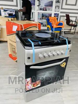 Brand New Ferre 60x60 4 Gas Burner With Oven(Gray)