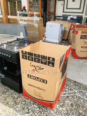 3 Gas Cooker 1 Electric Volcano Black 50x50 Oven With Grill