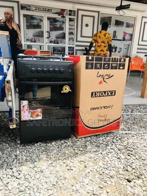 3 Burnergas Black 1 Electric Volcano 50x50 Cooker Essential