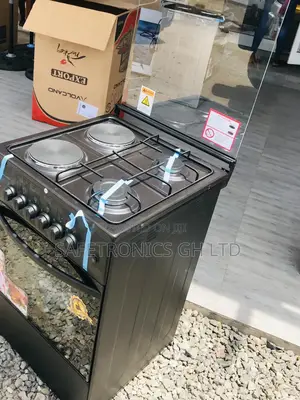 Volcano Lastest Black 2 Gas 2 Electric Cooker 50x50 Burner