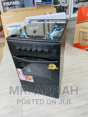Shop Reliable Volcano 50x50 3 Gas + 1 Electric Cooker,Black