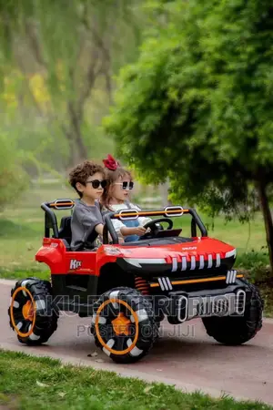 Kids Electric Ride on Car Mega Jeep Red