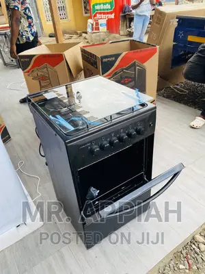 Long Lasting Volcano 50x50 3 Gas + 1 Electric Burner,Black.