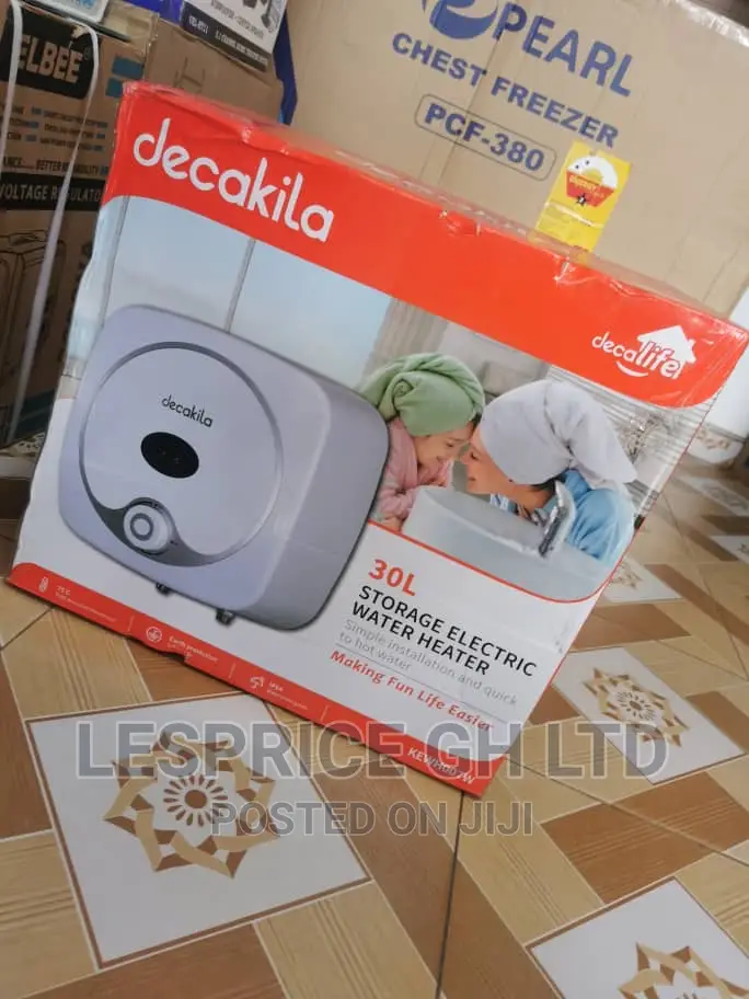 Decakila 30L 1500w Storage Water Heater