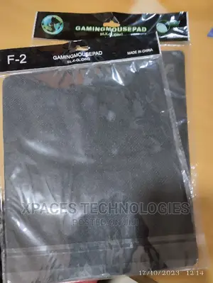 Mouse Pad F2 Gaming Black Colour 6mm (25.5 X 22cm)