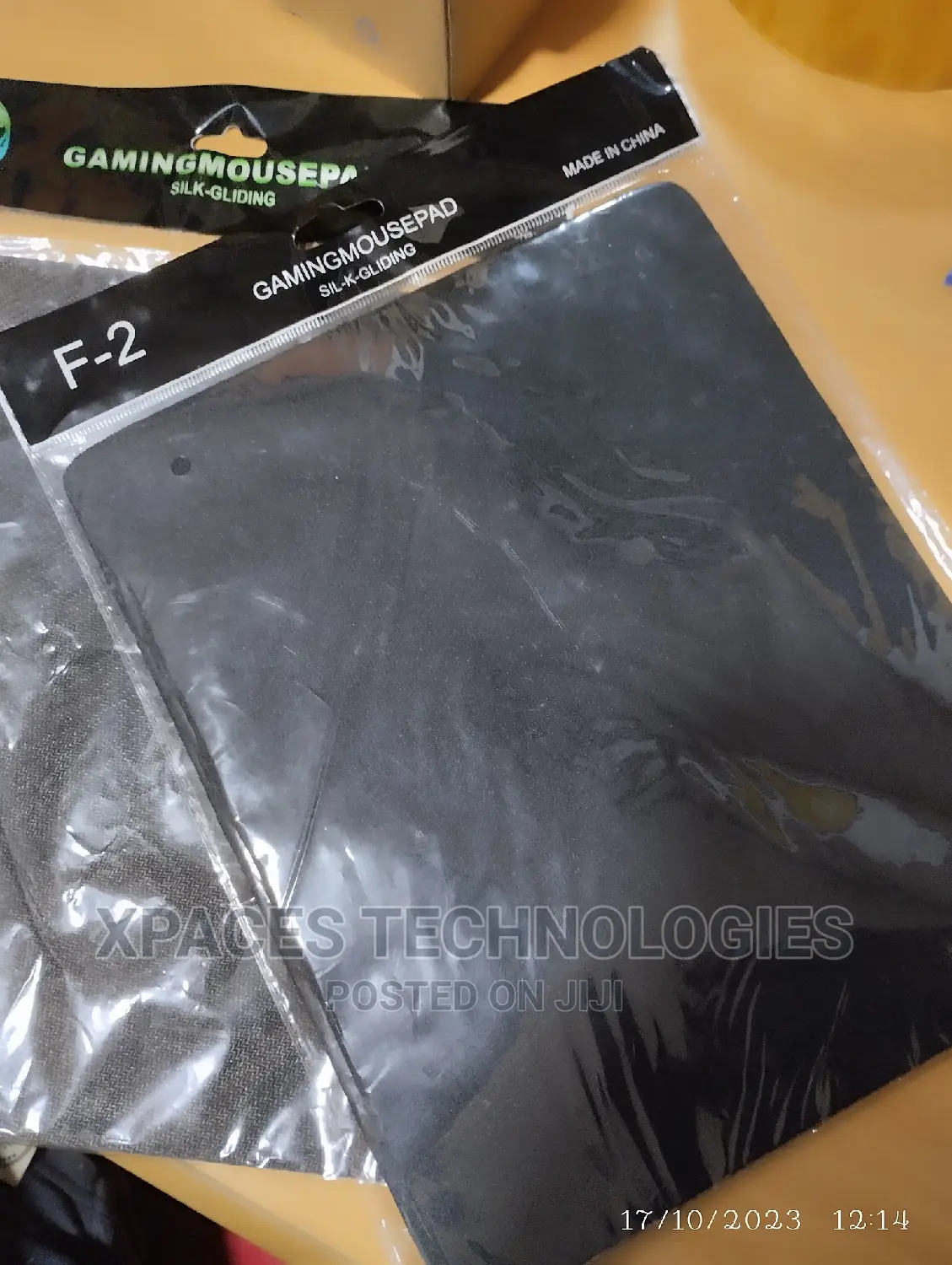 Mouse Pad F2 Gaming Black Colour 6mm (25.5 X 22cm)