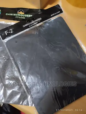 Mouse Pad F2 Gaming Black Colour 6mm (25.5 X 22cm)