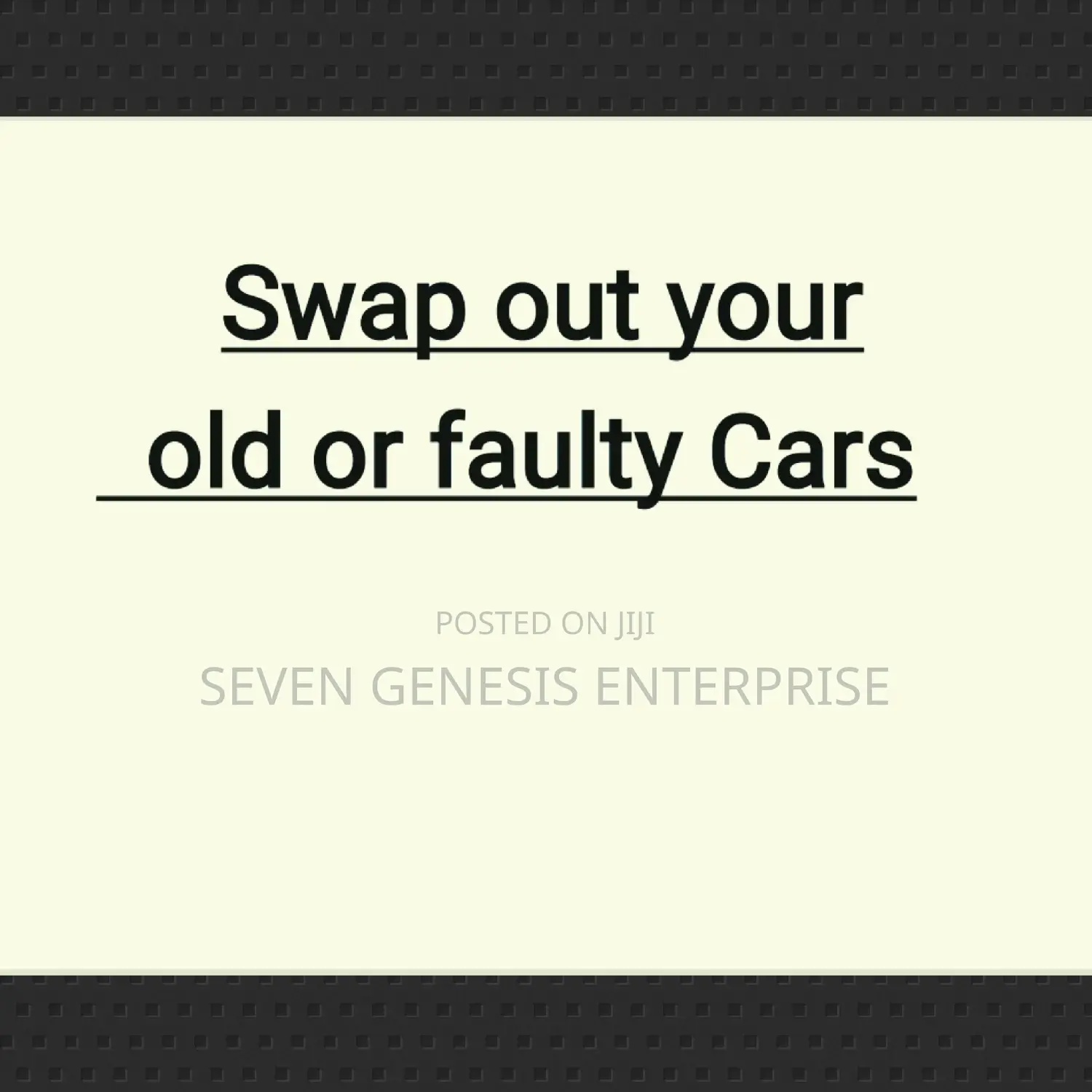 Car Swapping And Exchange Services