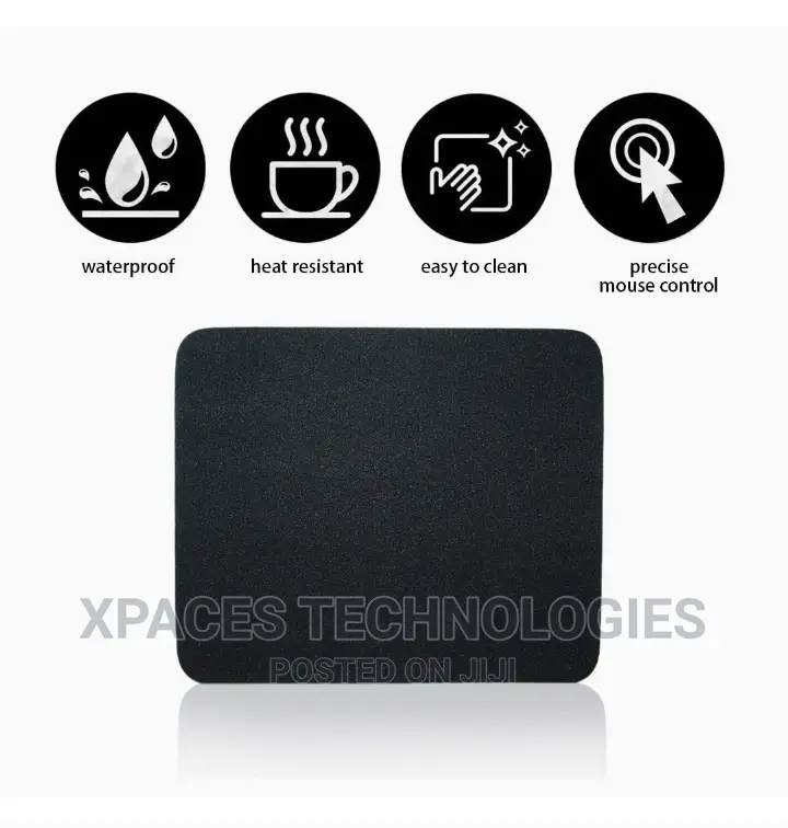 Mouse Pad F2 Gaming Black Colour 6mm (25.5 X 22cm)