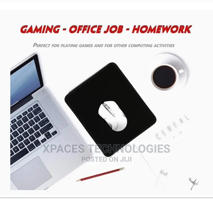 Mouse Pad F2 Gaming Black Colour 6mm (25.5 X 22cm)