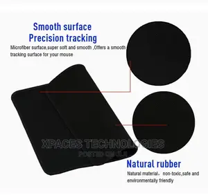 Mouse Pad F2 Gaming Black Colour 6mm (25.5 X 22cm)