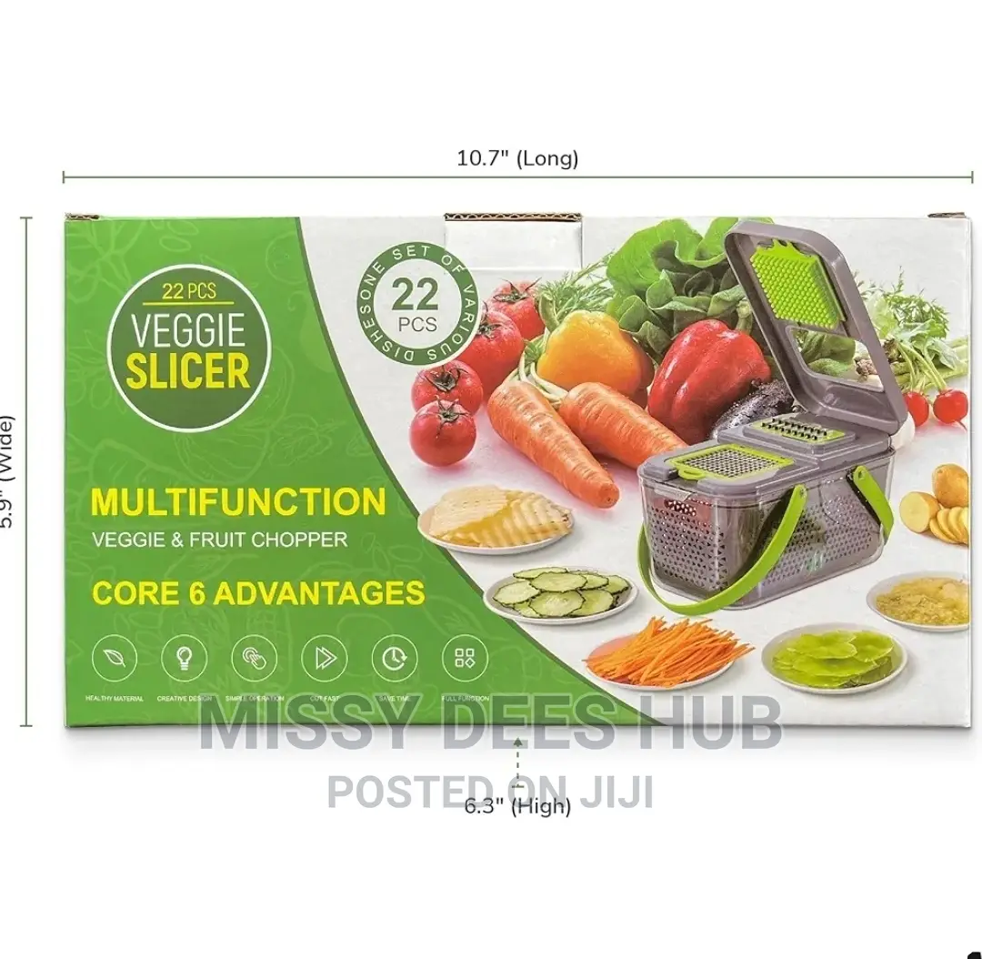22pcs Fruits and Vegetables Chopper