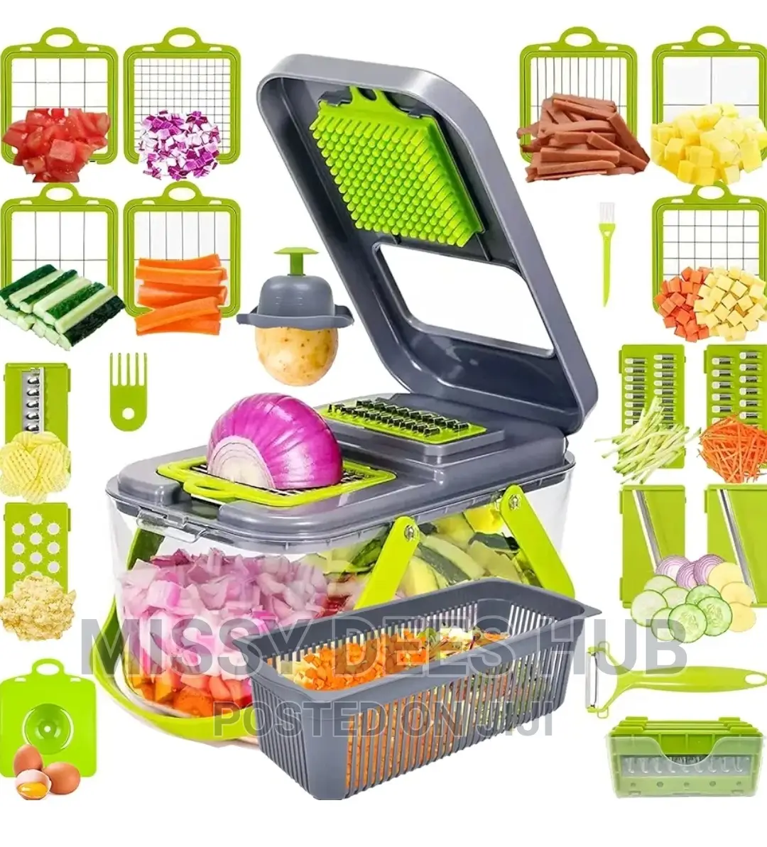 22pcs Fruits and Vegetables Chopper
