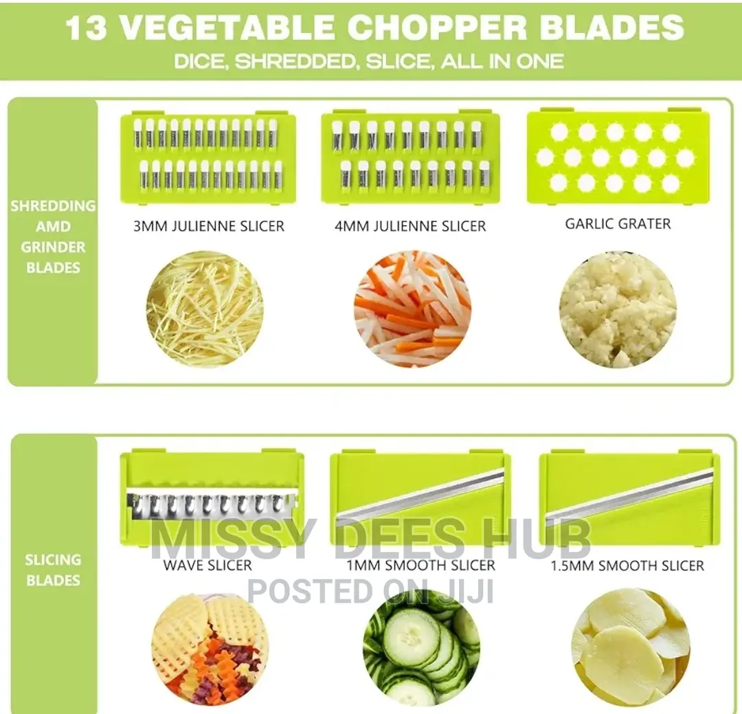 22pcs Fruits and Vegetables Chopper
