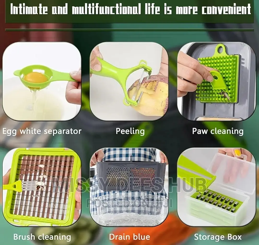 22pcs Fruits and Vegetables Chopper