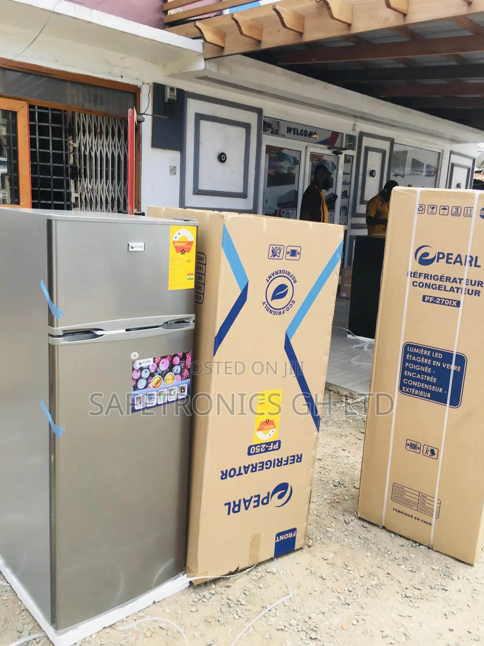 Pf-250 Pearl Topfreezer 205L Electric Doubledoor Fridge
