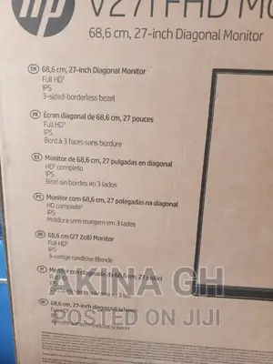 HP 27 Inch Monitor FHD 68.6cm V27i