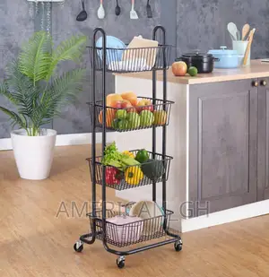 Edifice 4-Tier Rolling Basket