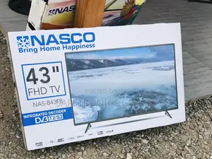 43 Inches Electric Black LED Nasco Digital Satellite Tv