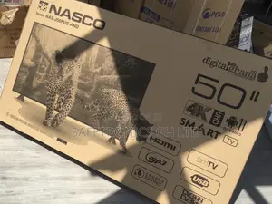 Nasco  Smart Black Glossy Electric 50 Inches LED Tv