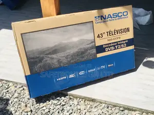 43 Inches Glossy Digital Black Electric Nasco LED Tv 