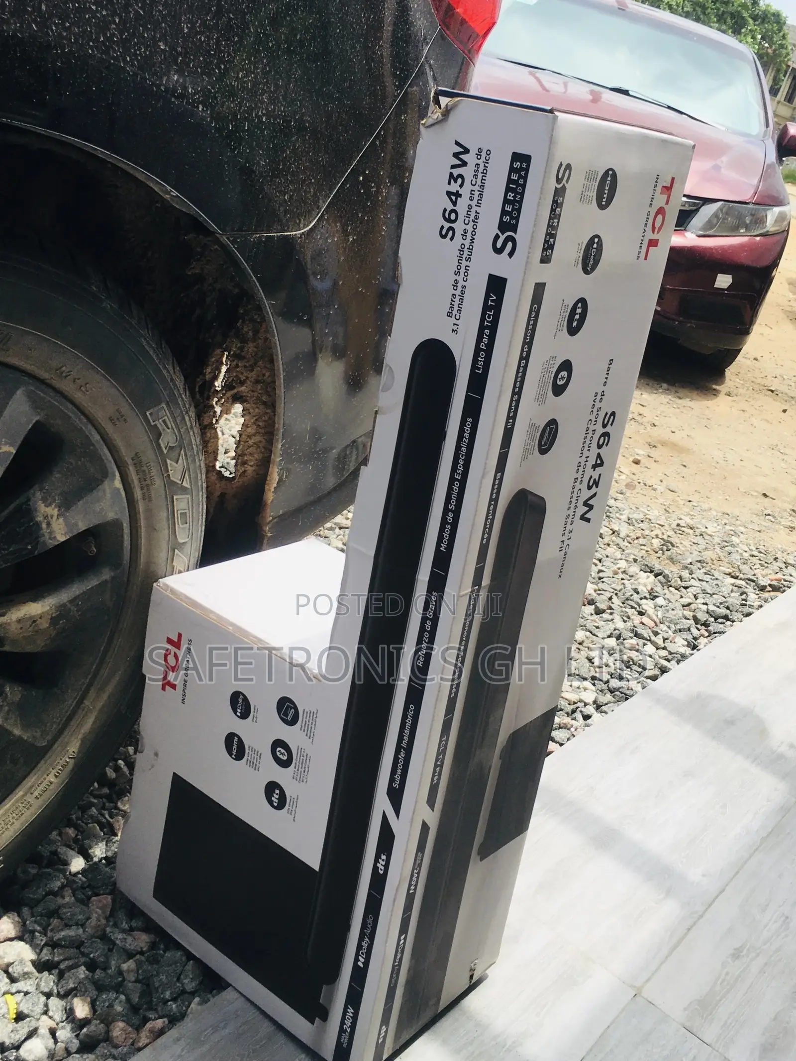 S643W 3.1 TCL Bluetooth Wireless 240W Soundbar 