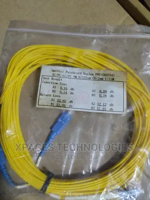Sc-Lc Fiber Optic Single Mode 9/125um Od:2mm 10meters