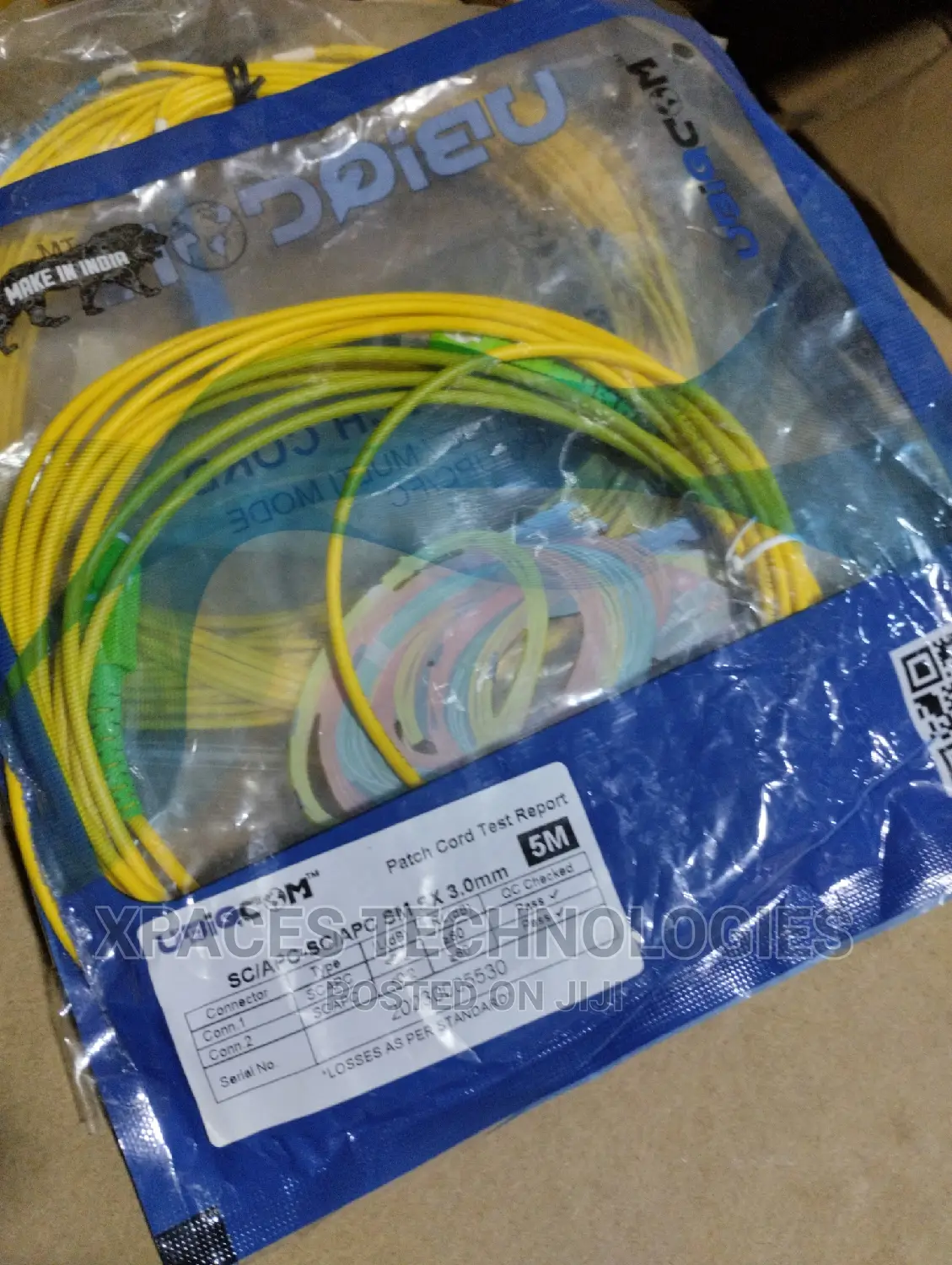 Fiber Optic Cable Sc/Apc- Sc /APC Sm Sx 3.0mm 5m