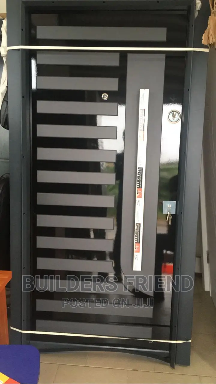 Gray Executive Turkish Heavy Security Door+All Accessories