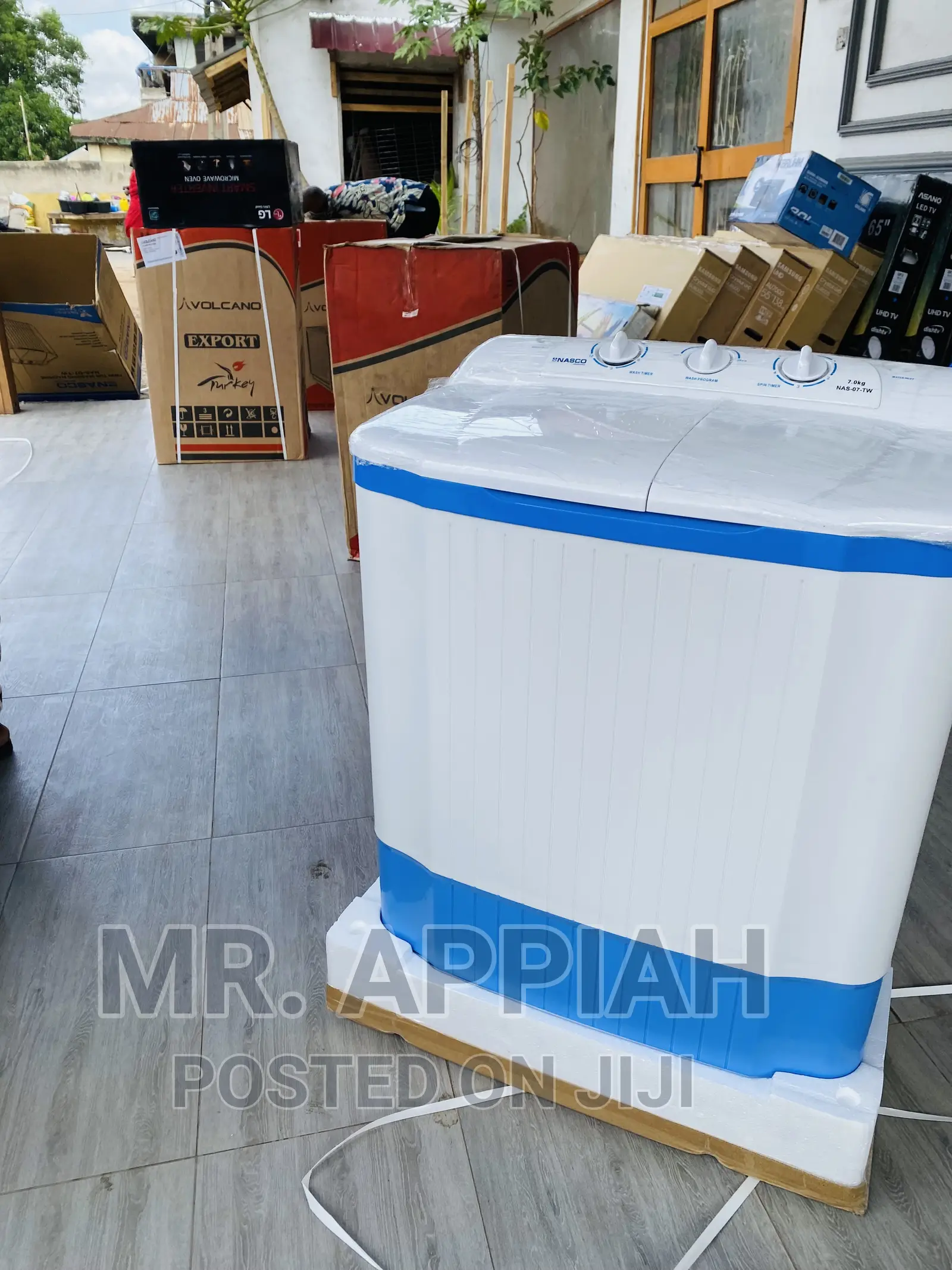 Unique Nasco Electric Top Load Washing Machine(7kg)White