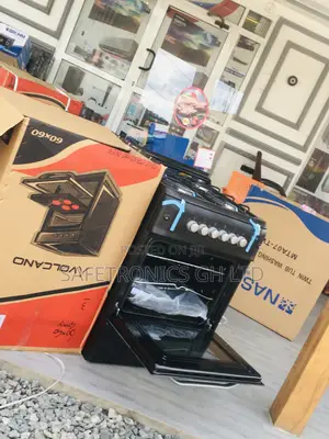 New 60x60 Ferre 4 Gas Burner Over With Grill Cooker